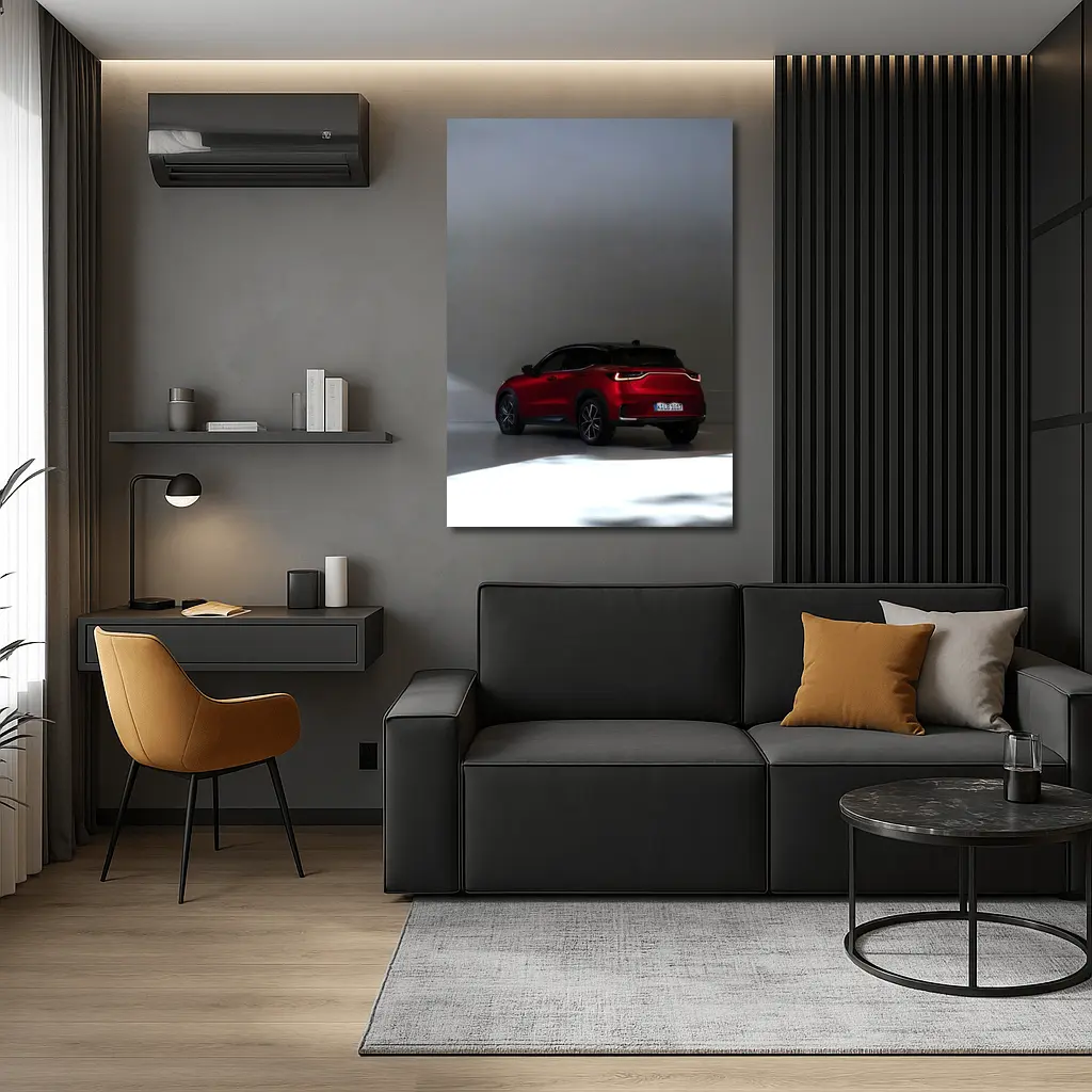 Lexus LBX Red SUV Studio Light – Wall Art