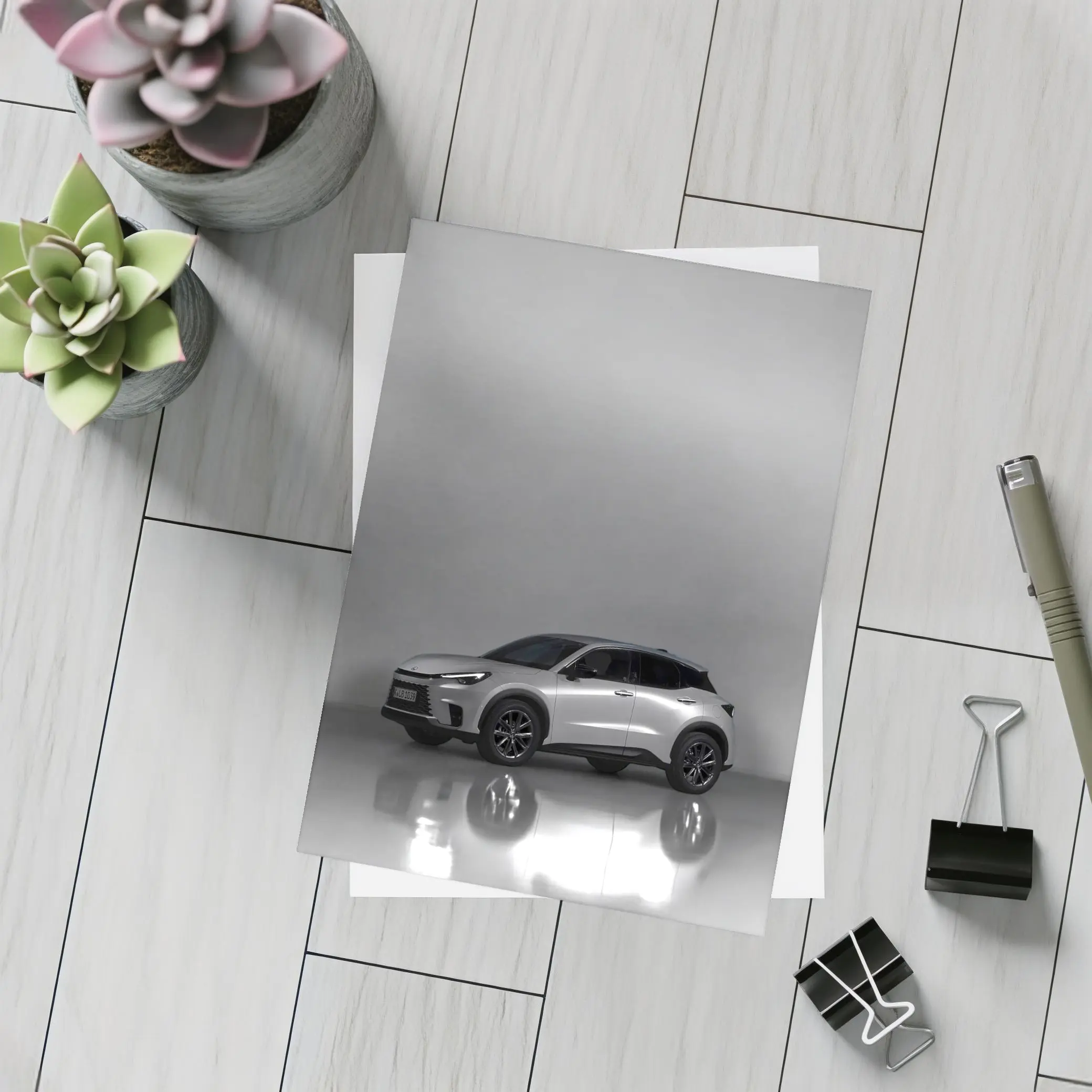 Lexus LBX SUV Studio White Background – Postcards