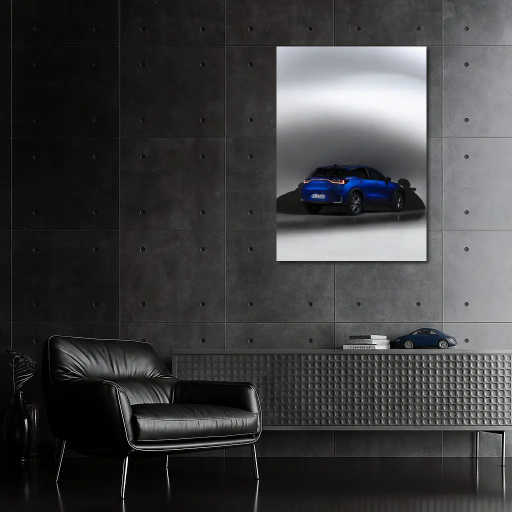 Lexus LBX Blue SUV Studio Shot – Wall Art