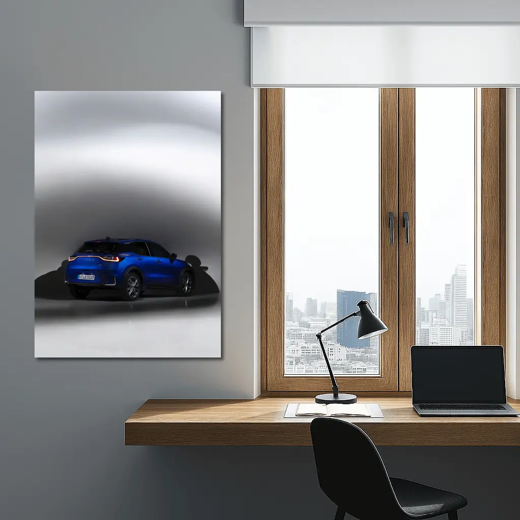 Lexus LBX Blue SUV Studio Shot – Wall Art