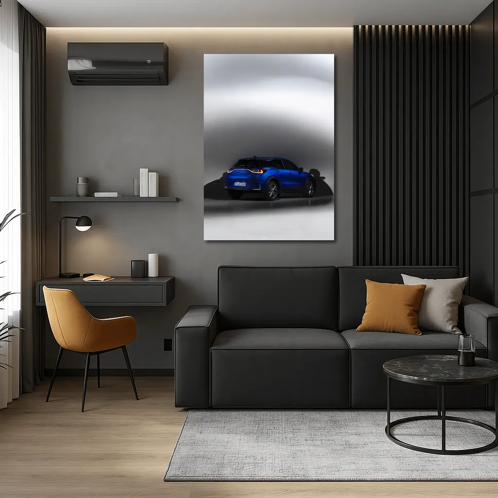 Lexus LBX Blue SUV Studio Shot – Wall Art