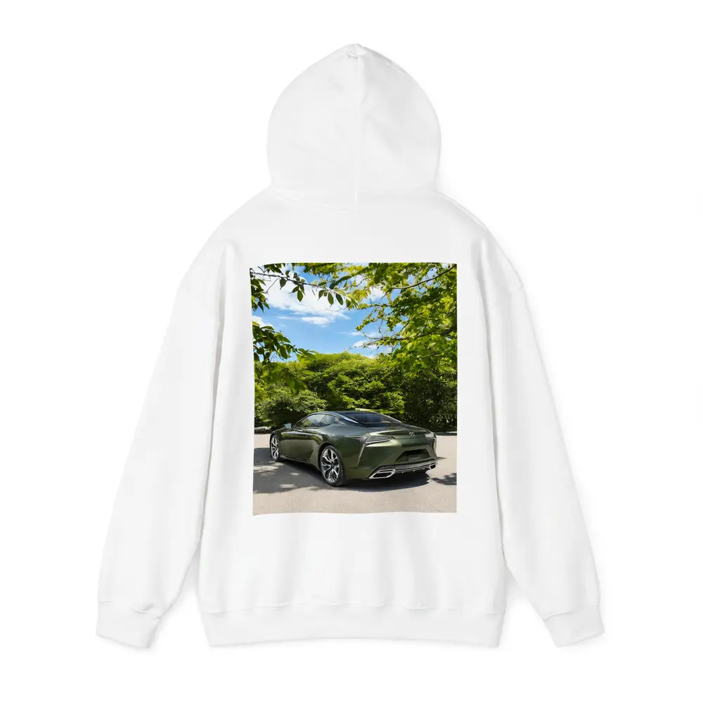 Lexus LC Green Coupe Surrounded By Trees – Hoodies