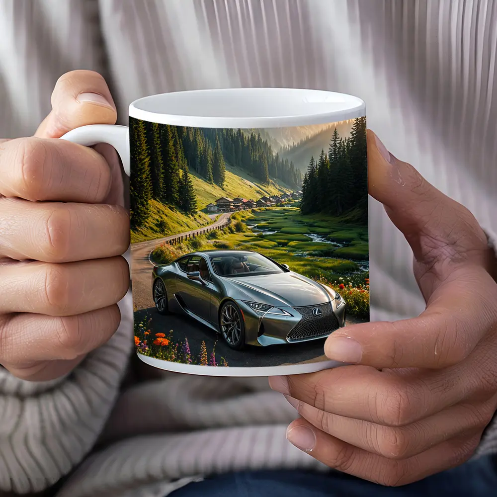 Lexus LC Coupe Mountain Valley Road – Mugs