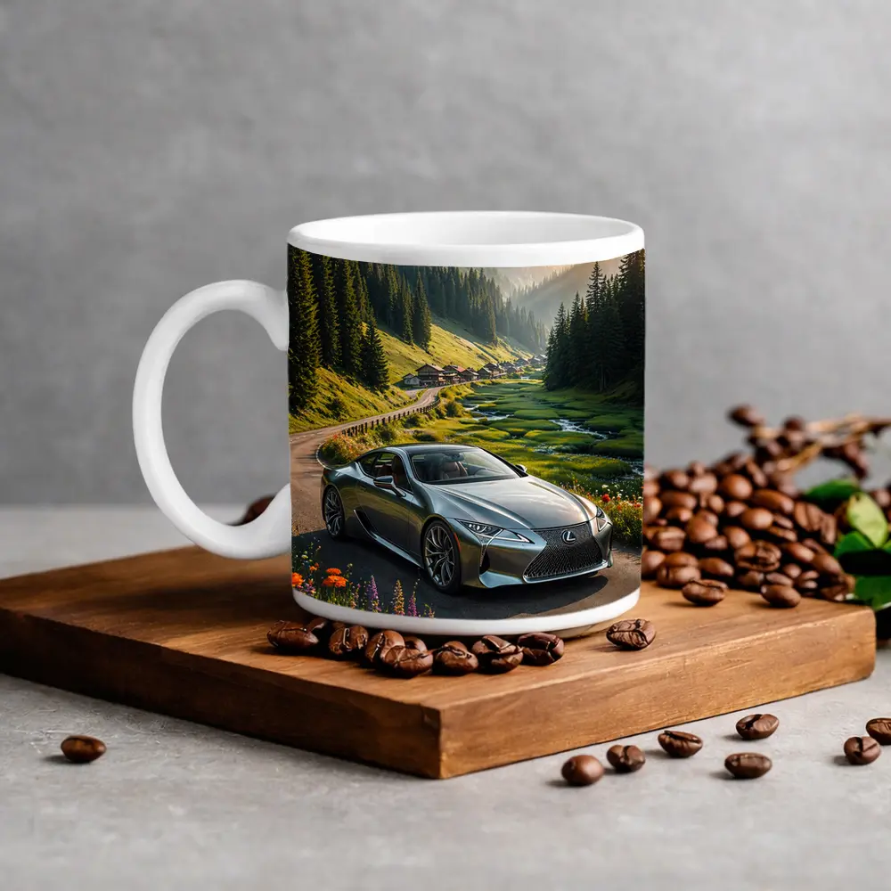 Lexus LC Coupe Mountain Valley Road – Mugs
