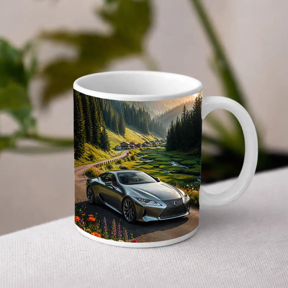 Lexus LC Coupe Mountain Valley Road – Mugs