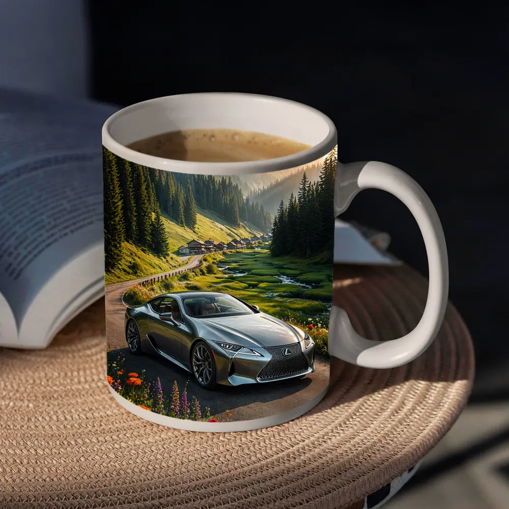 Lexus LC Coupe Mountain Valley Road – Mugs