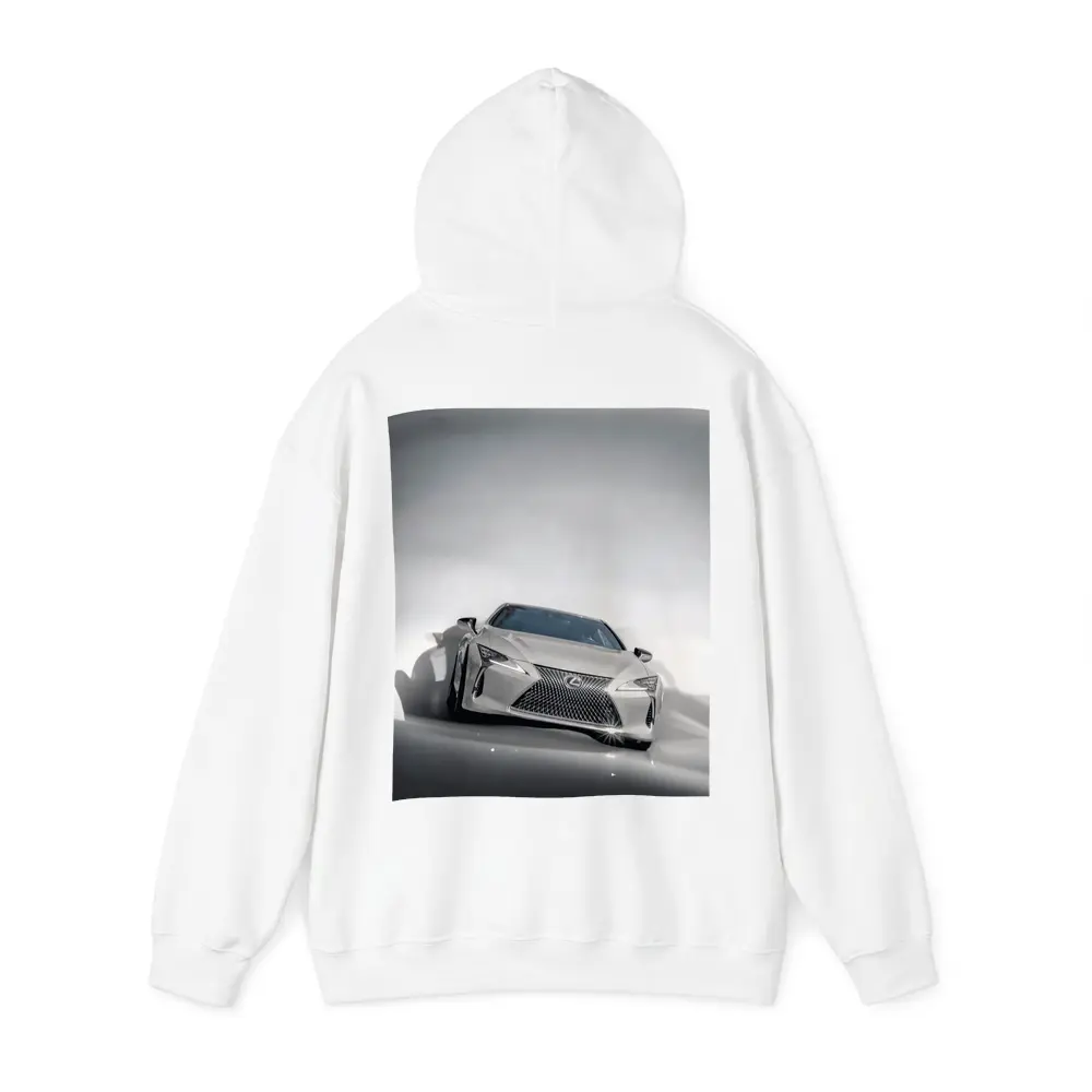 Lexus LC White Studio Light Background – Hoodies