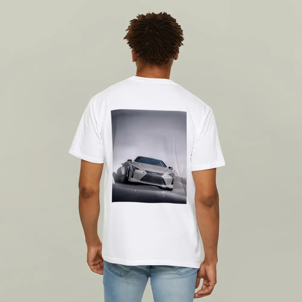 Lexus LC White Studio Light Background – T-Shirts