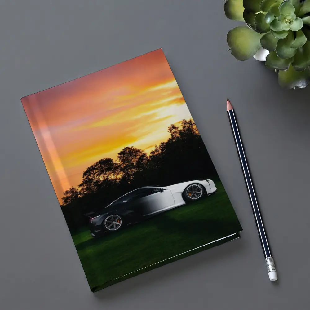 Lexus LC500 Coupe At Golden Sunset – Notebooks
