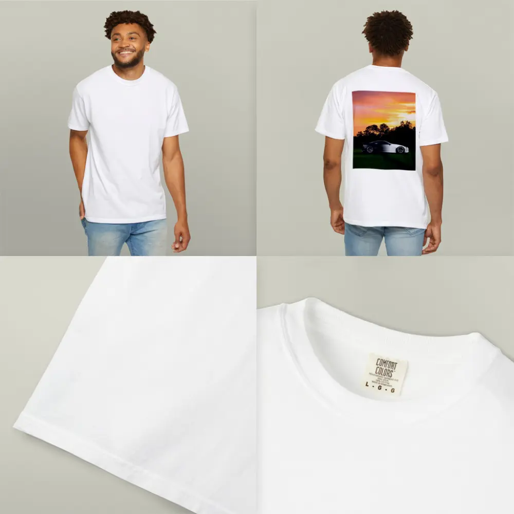 Lexus LC500 Coupe At Golden Sunset – T-Shirts