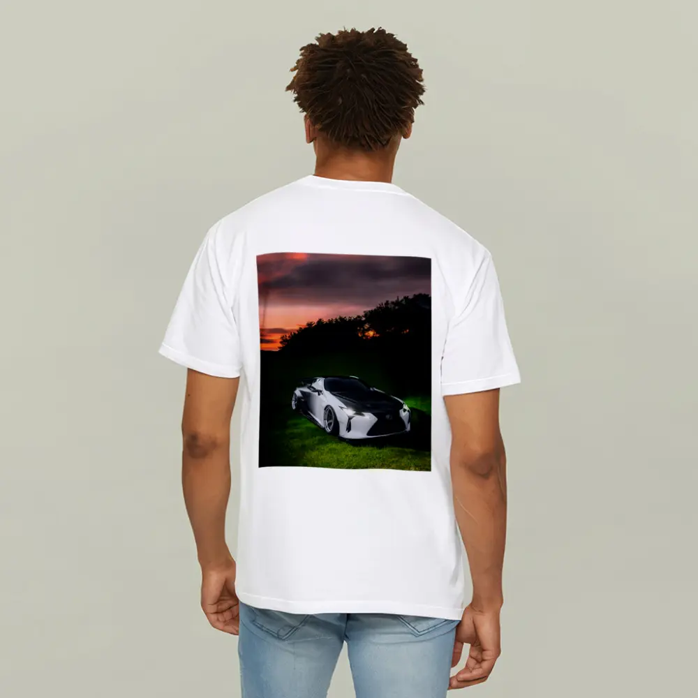 Lexus LC Wide Body Sunset Grass – T-Shirts