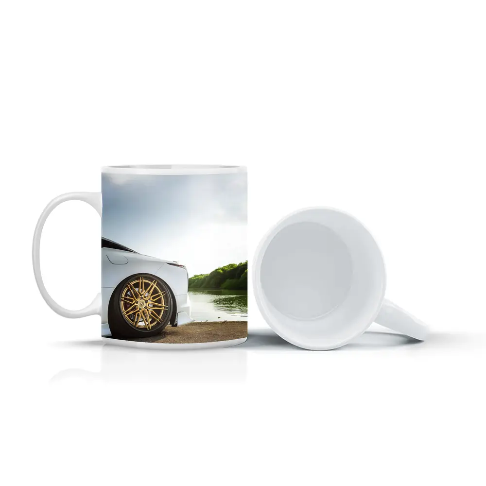 Lexus LC500 White Gold Wheels Lakeside – Mugs