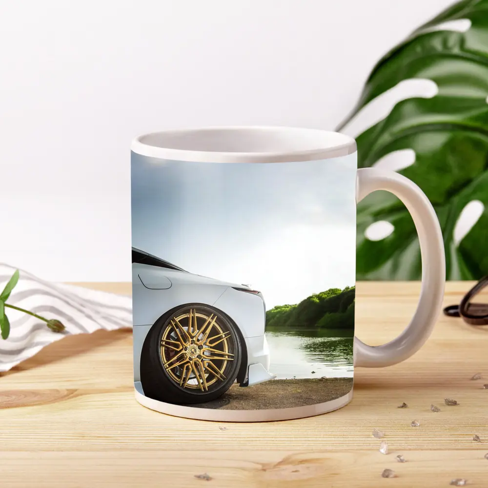 Lexus LC500 White Gold Wheels Lakeside – Mugs