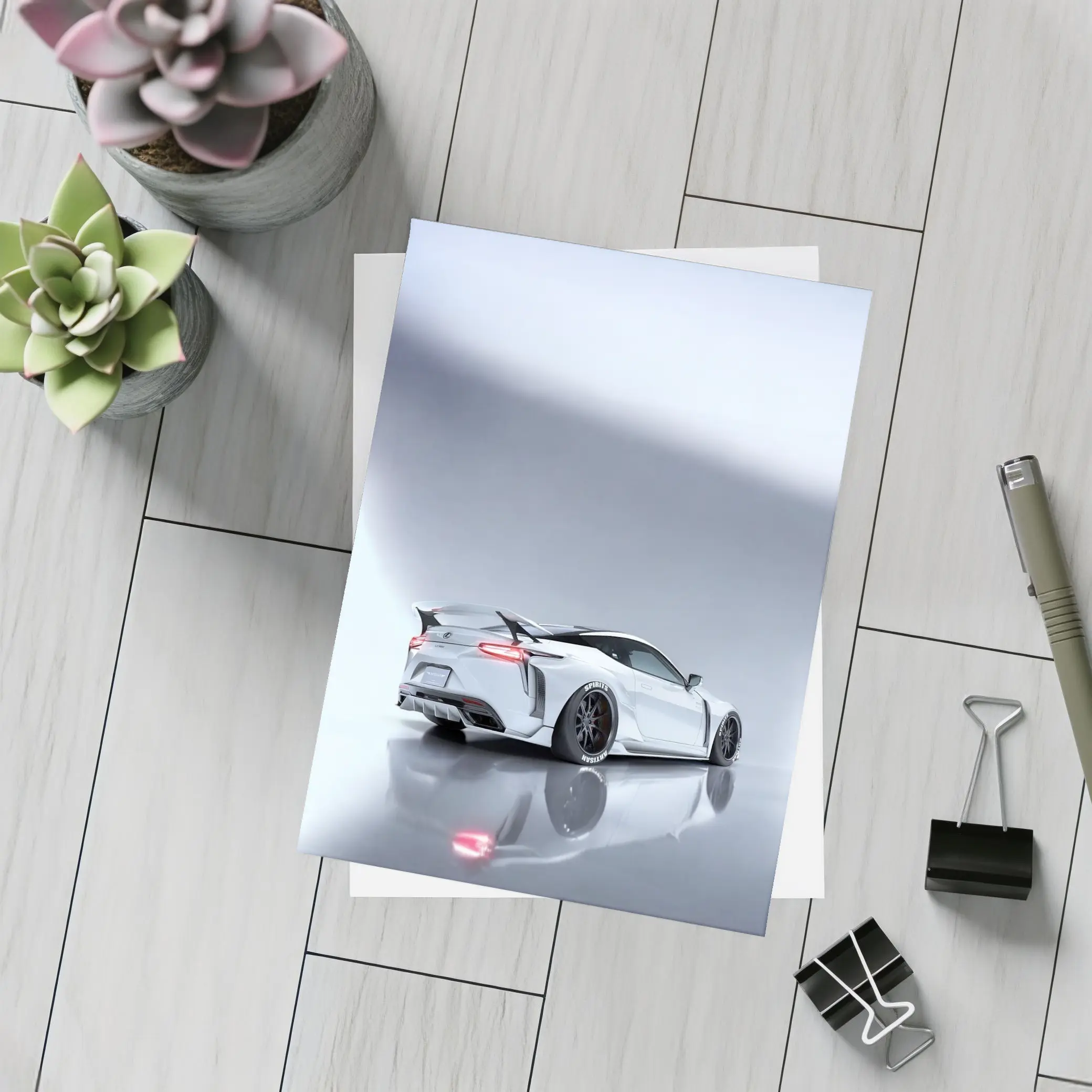 Lexus LC Wide Body Kit Studio White – Postcards