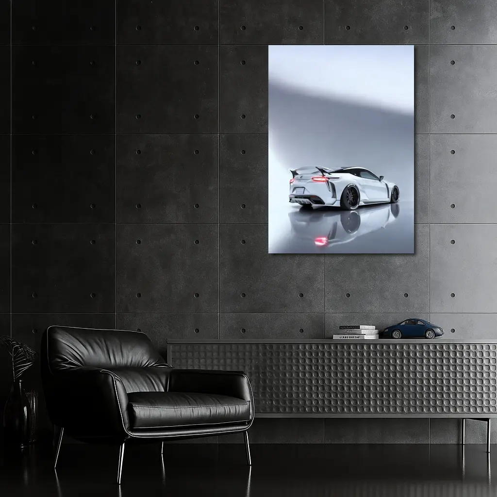 Lexus LC Wide Body Kit Studio White – Wall Art