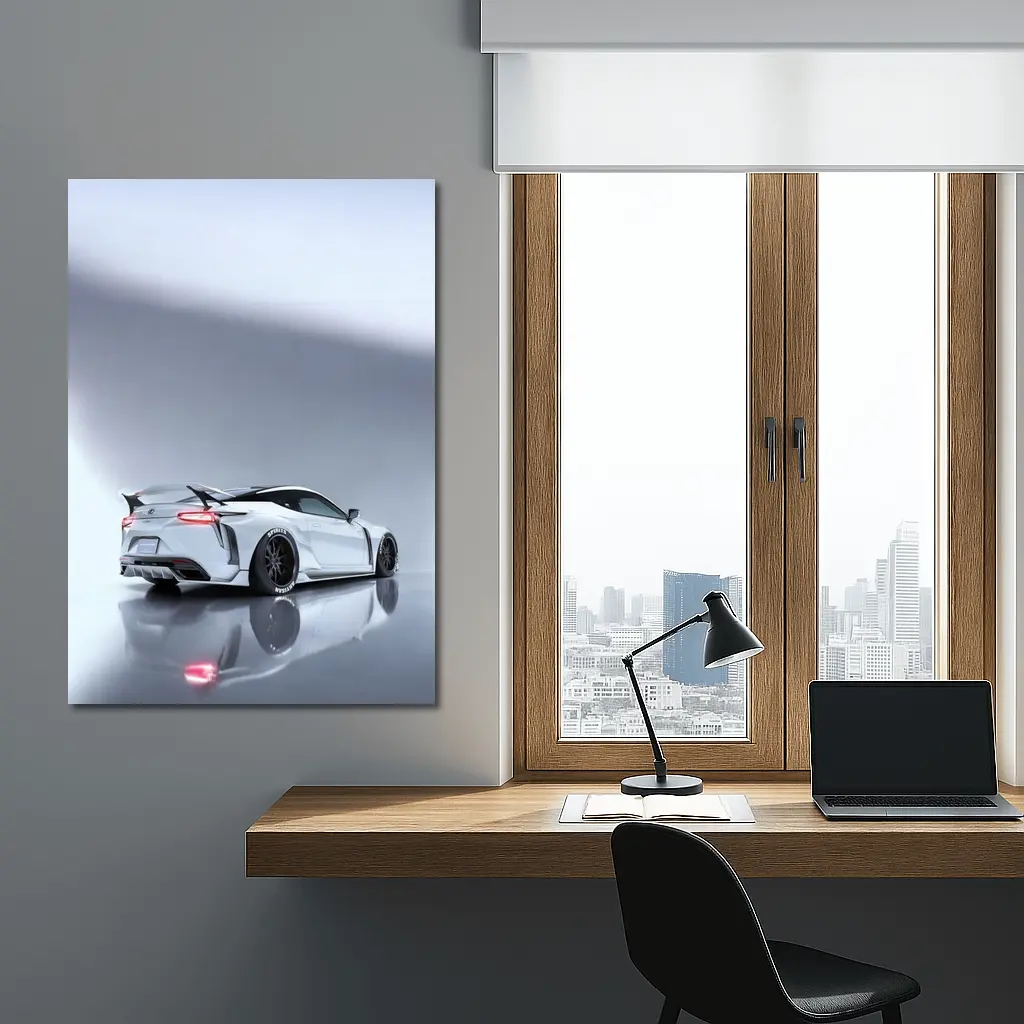 Lexus LC Wide Body Kit Studio White – Wall Art