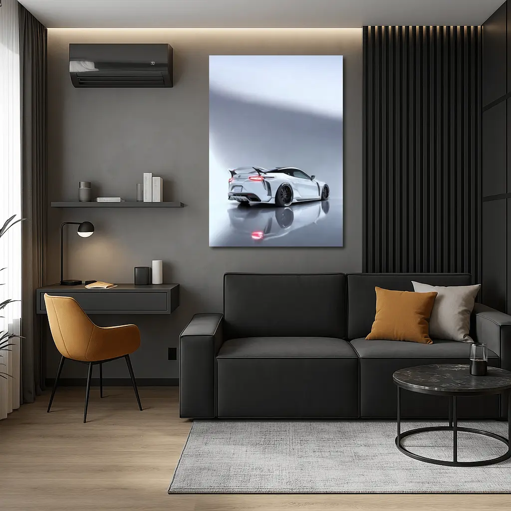 Lexus LC Wide Body Kit Studio White – Wall Art