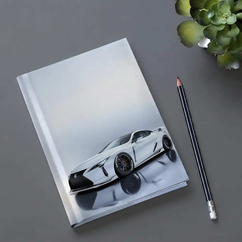 Lexus LC White Wide Body Studio Shot – Notebooks