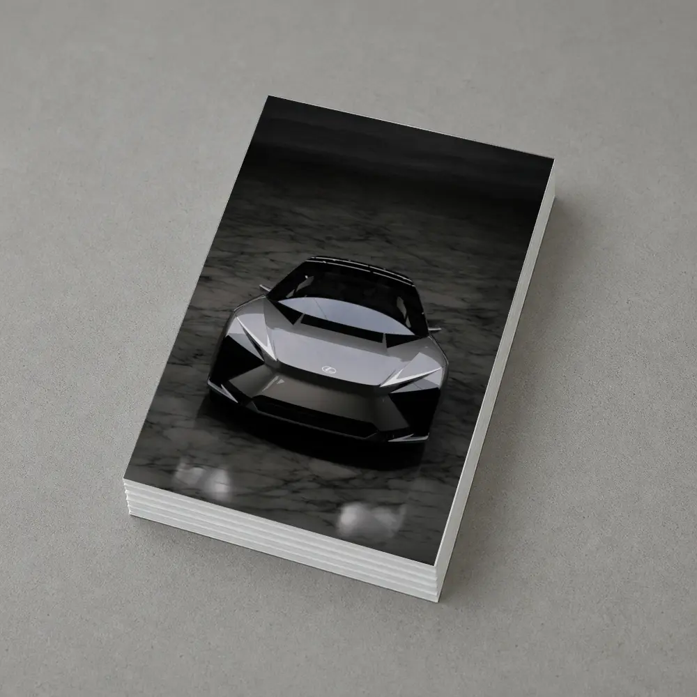 Lexus LF-ZC Concept Car Marble Floor – Postcards