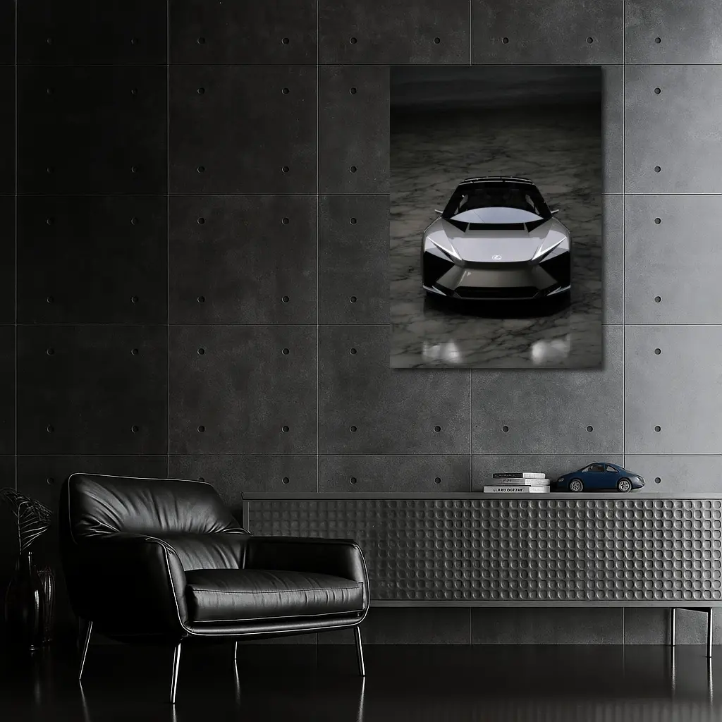 Lexus LF-ZC Concept Car Marble Floor – Wall Art