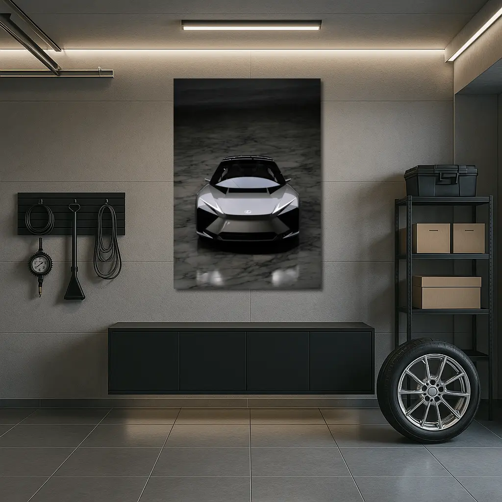 Lexus LF-ZC Concept Car Marble Floor – Wall Art