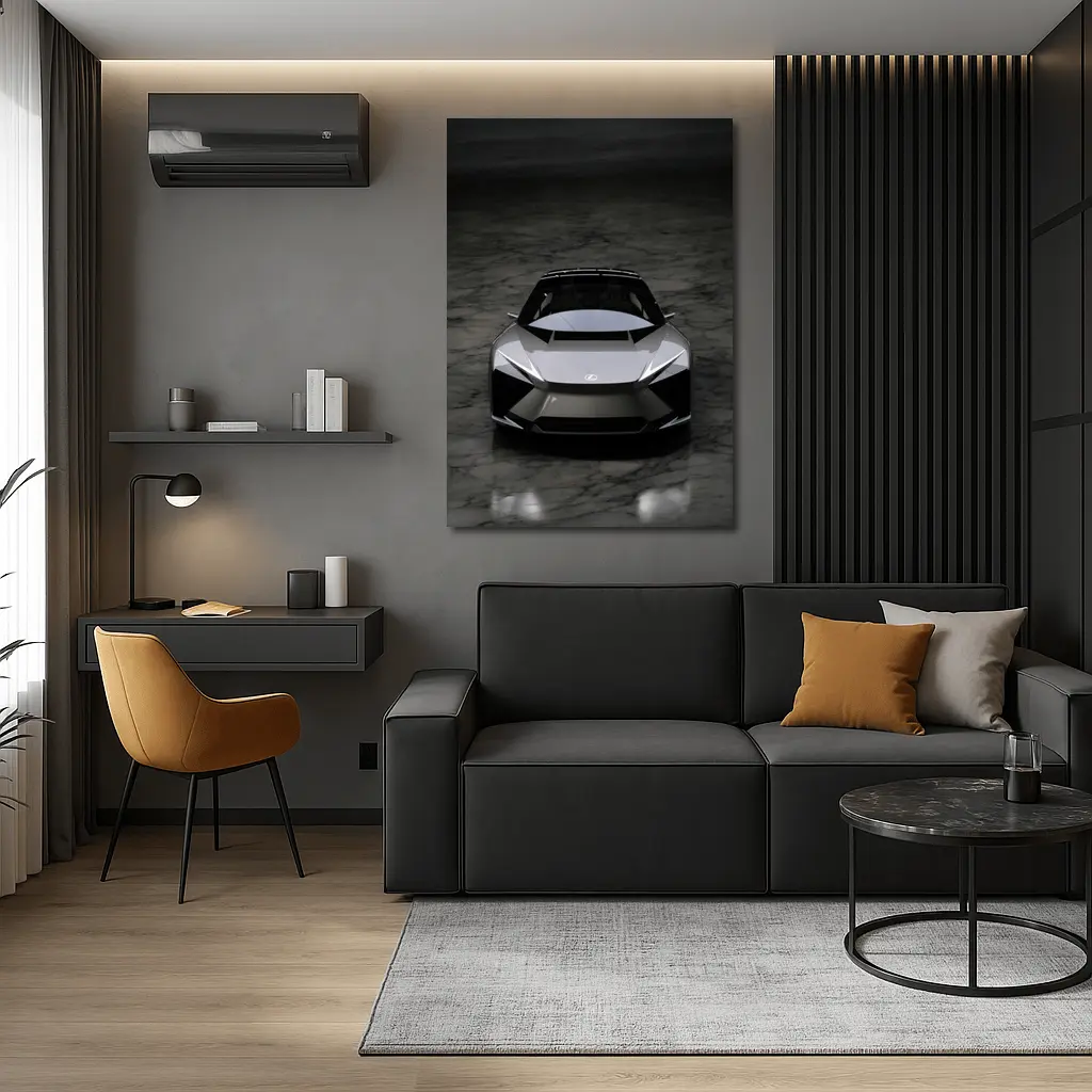 Lexus LF-ZC Concept Car Marble Floor – Wall Art