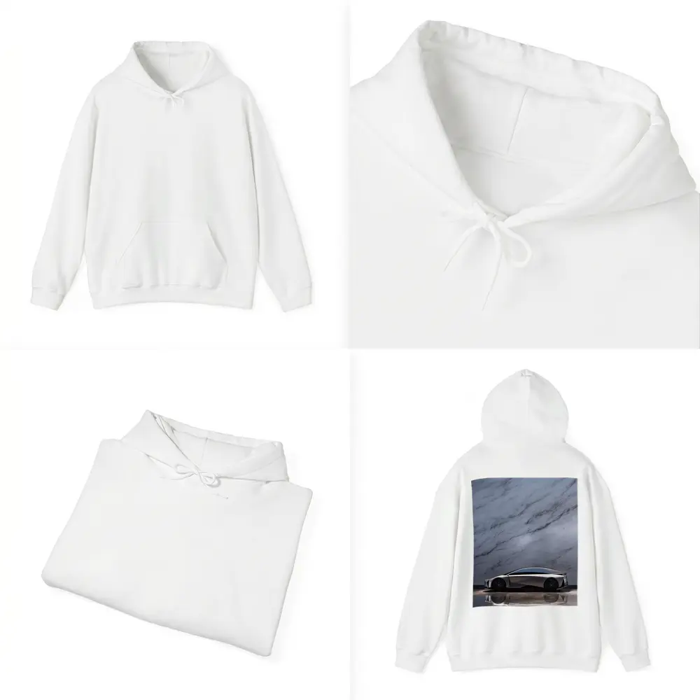 Lexus LF-ZC Concept Car Marble Background – Hoodies