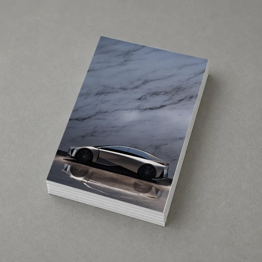 Lexus LF-ZC Concept Car Marble Background – Postcards