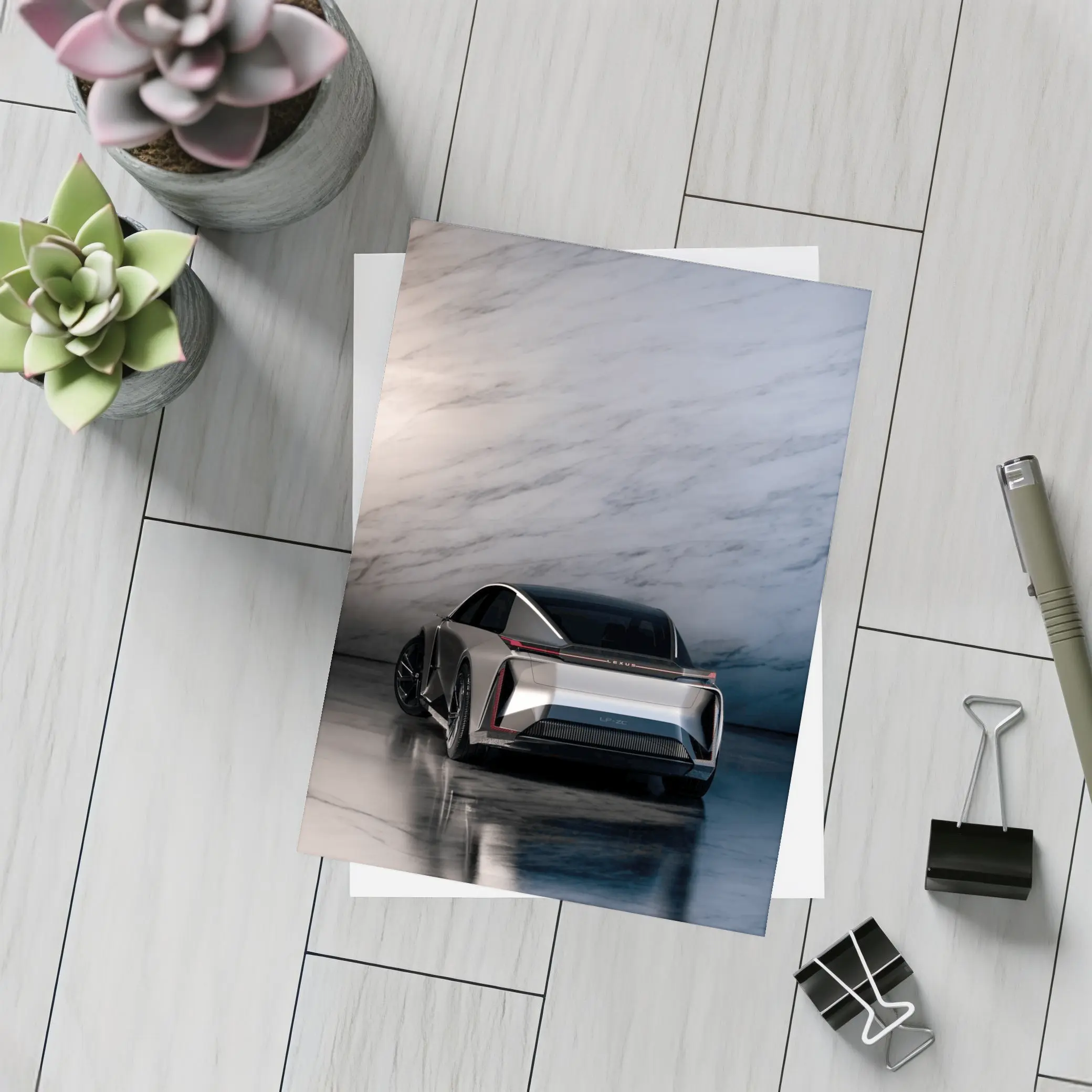 Lexus LF-ZC Concept Car Marble Studio – Postcards