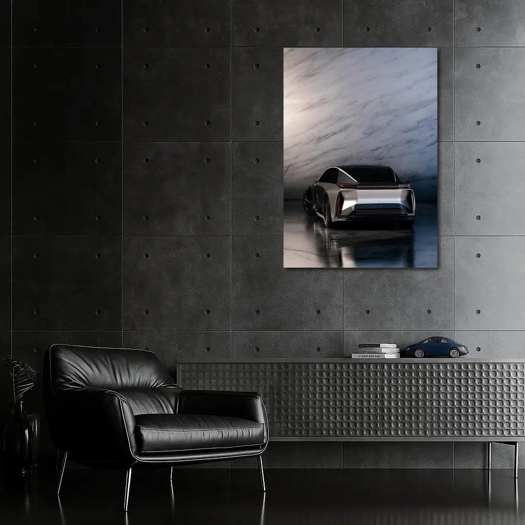 Lexus LF-ZC Concept Car Marble Studio – Wall Art