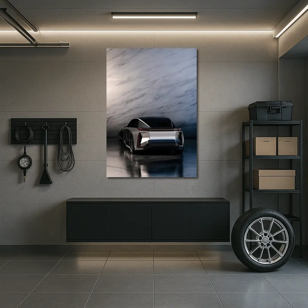 Lexus LF-ZC Concept Car Marble Studio – Wall Art