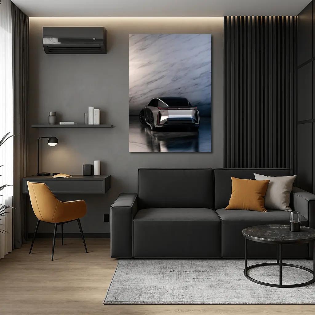 Lexus LF-ZC Concept Car Marble Studio – Wall Art