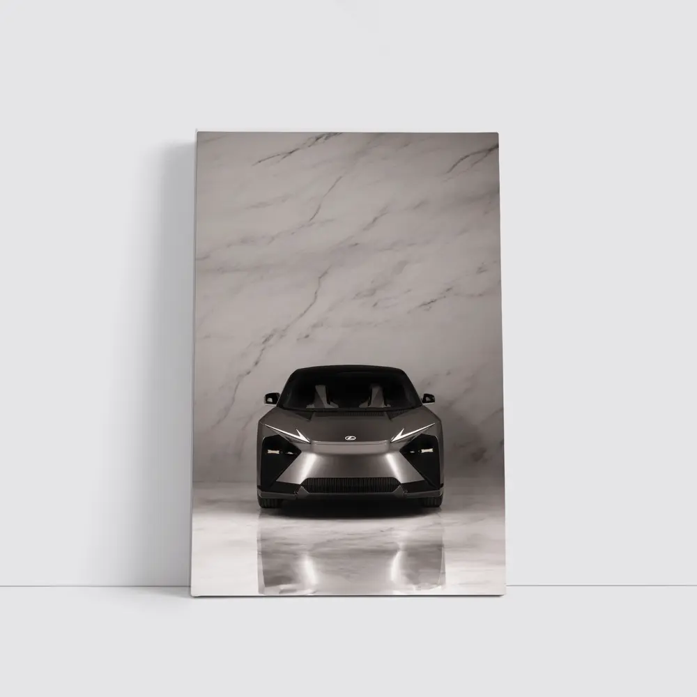 Lexus LF-ZC Concept Car White Marble Studio – Wall Art