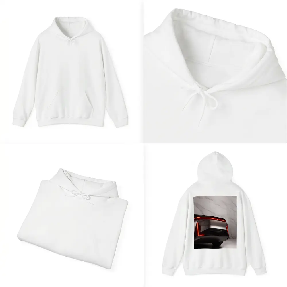 Lexus LF-ZC Concept Rear White Marble – Hoodies