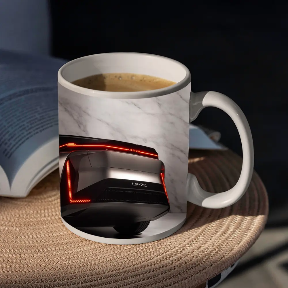 Lexus LF-ZC Concept Rear White Marble – Mugs