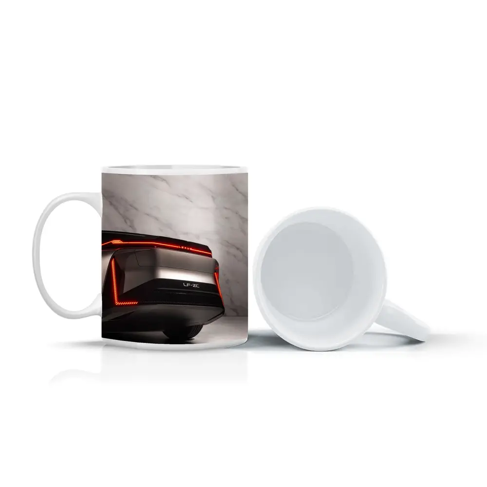 Lexus LF-ZC Concept Rear White Marble – Mugs