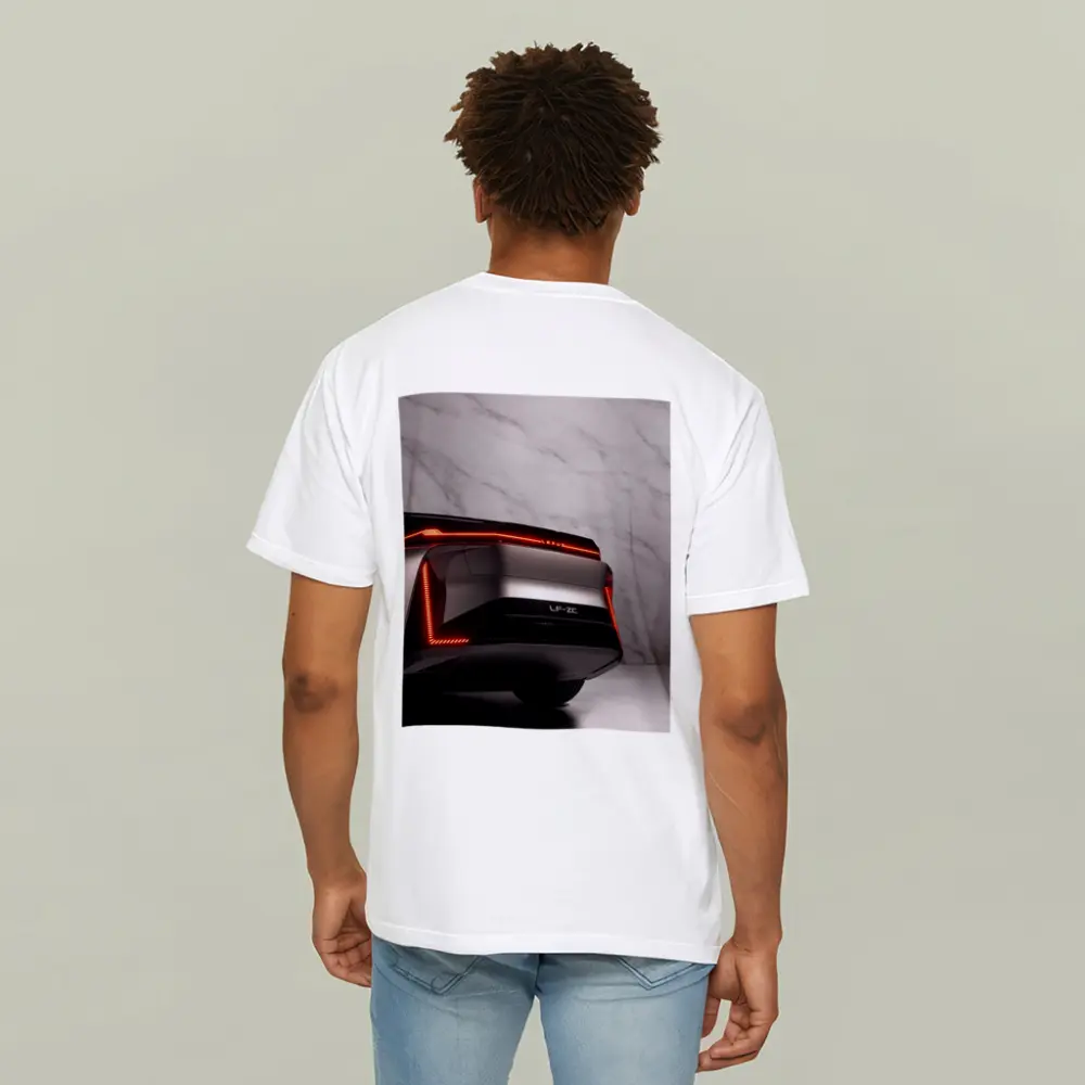 Lexus LF-ZC Concept Rear White Marble – T-Shirts