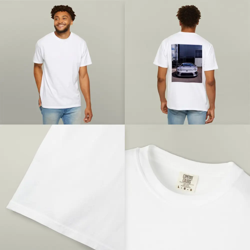 Lexus LFA Silver Front View Glass Building – T-Shirts
