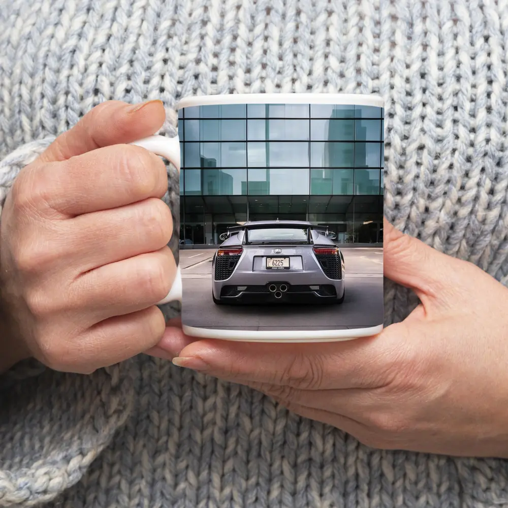 Lexus LFA Rear View Glass Building – Mugs