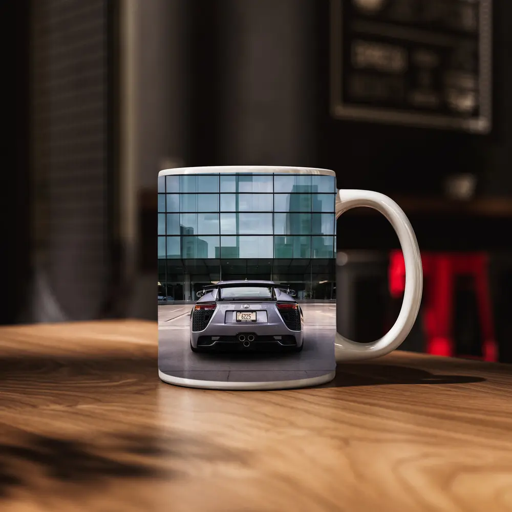 Lexus LFA Rear View Glass Building – Mugs