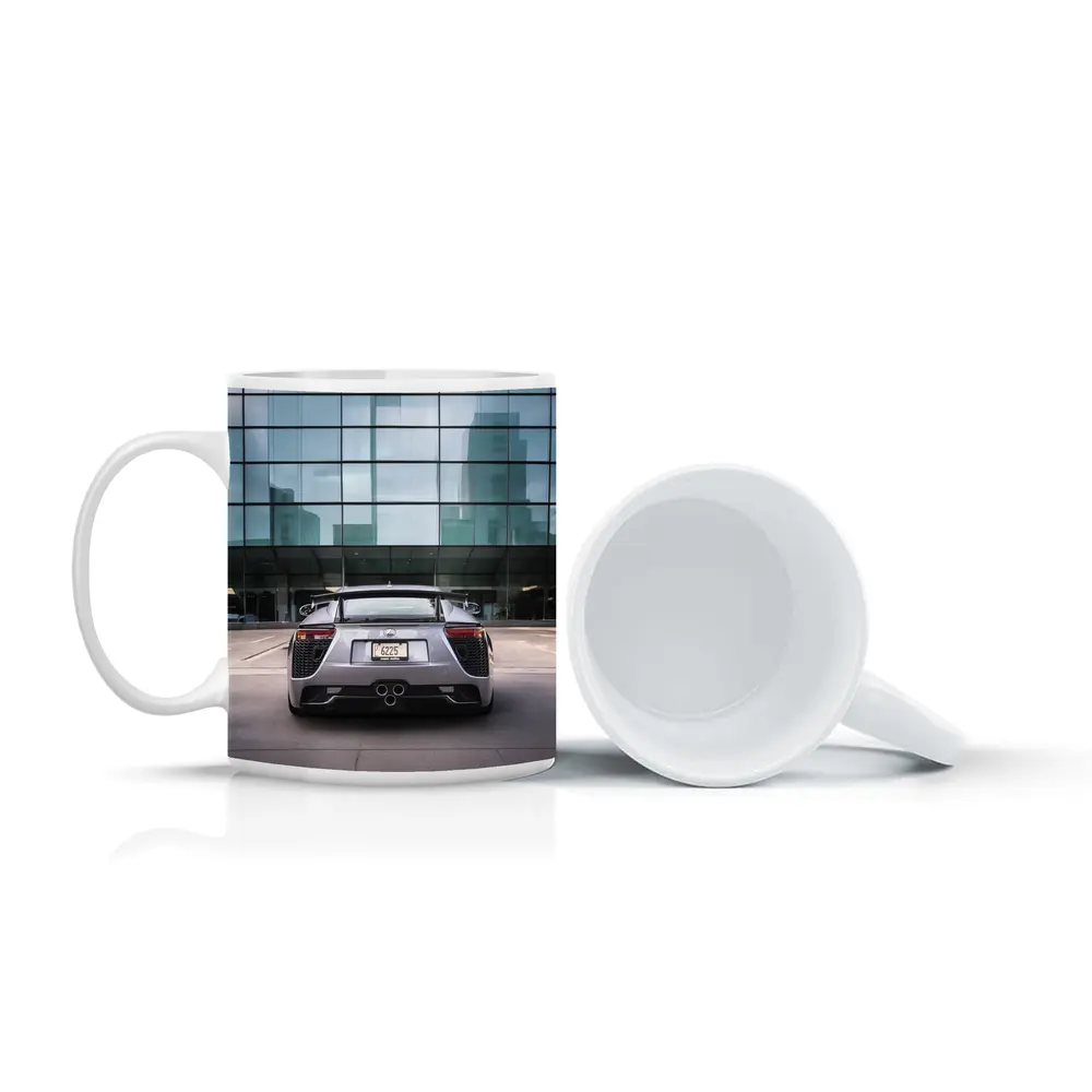 Lexus LFA Rear View Glass Building – Mugs