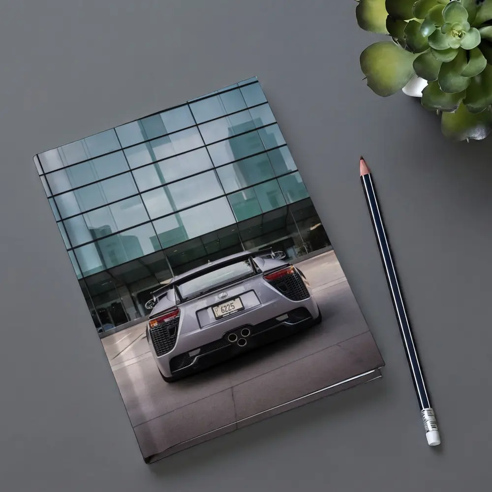 Lexus LFA Rear View Glass Building – Notebooks