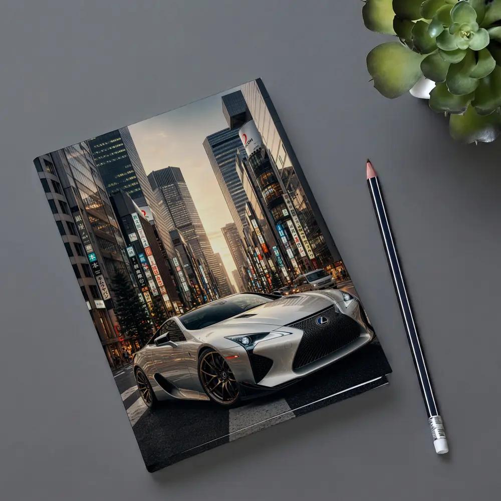 Lexus LC Tokyo City Street Sunset – Notebooks