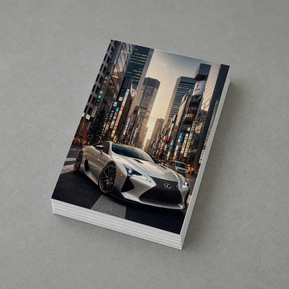 Lexus LC Tokyo City Street Sunset – Postcards