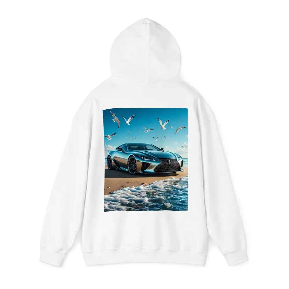 Lexus LC Coastal Beach Blue Sky – Hoodies