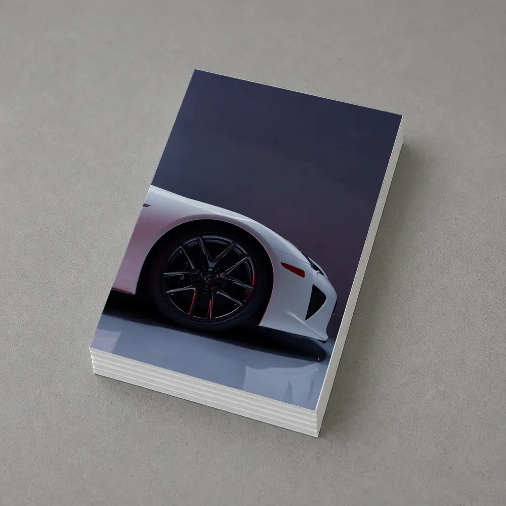 Lexus LFA White Supercar Studio Shot – Postcards