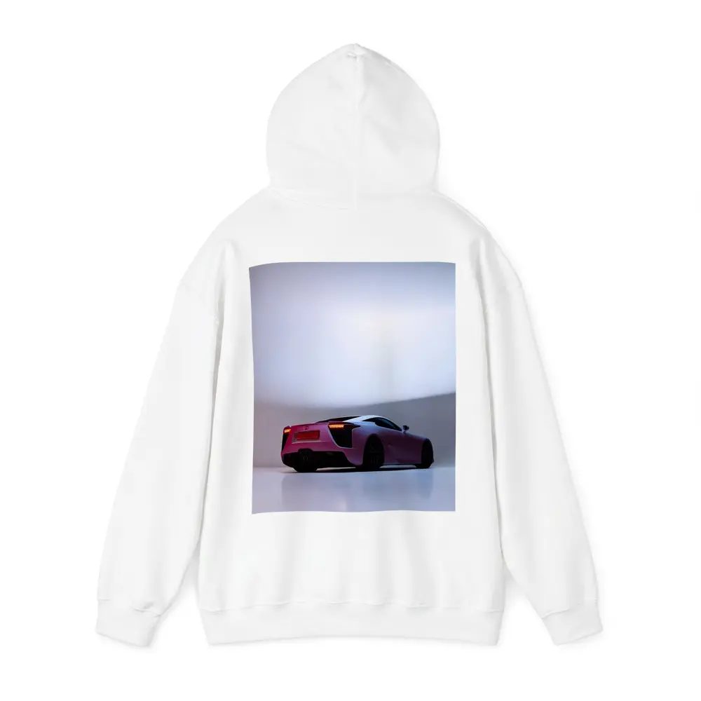 Lexus LFA Pink Supercar Studio Shot – Hoodies