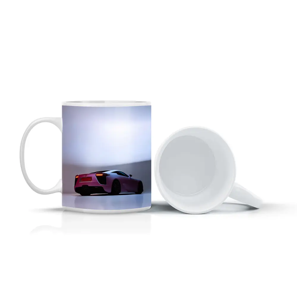 Lexus LFA Pink Supercar Studio Shot – Mugs