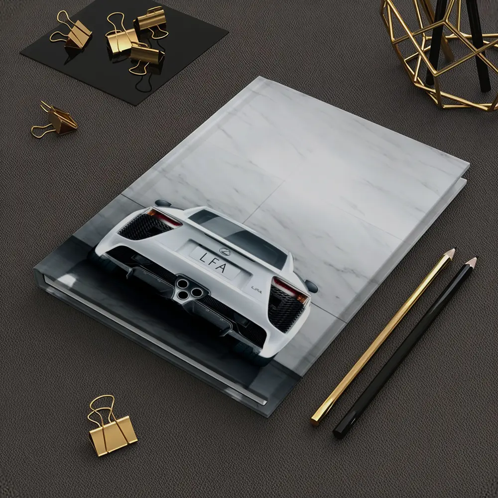 Lexus LFA White Rear Marble Wall – Notebooks