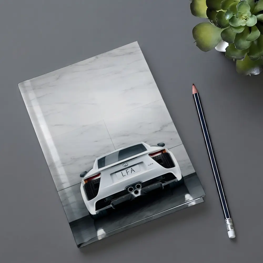 Lexus LFA White Rear Marble Wall – Notebooks
